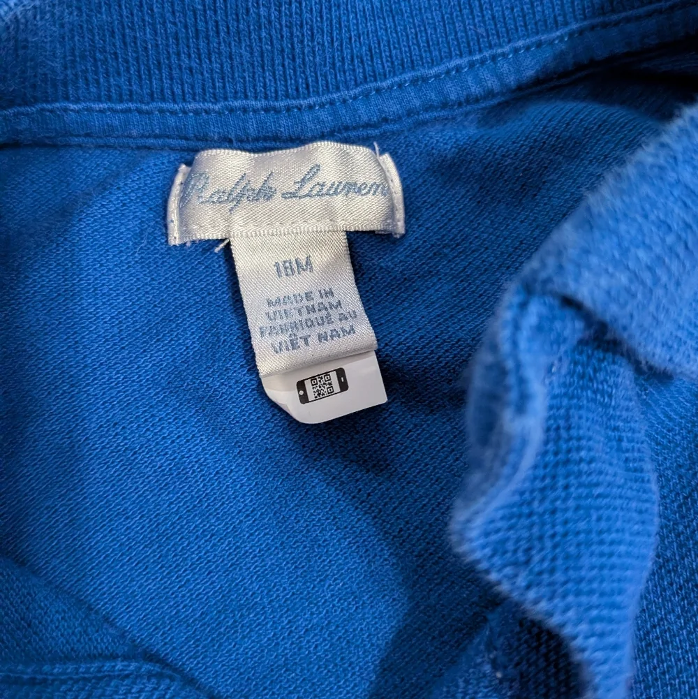 Ralph Lauren Royal Blue Polo One-Piece with Red Logo